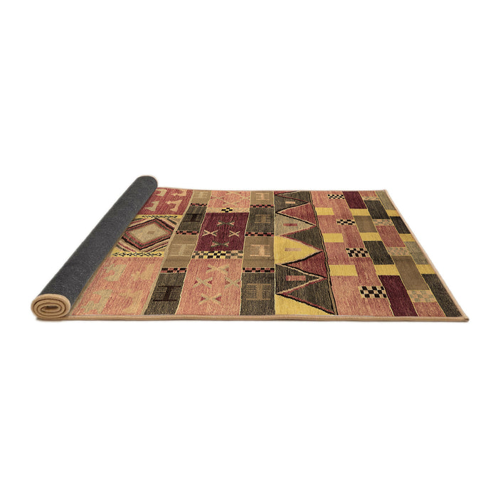 Sideview of Oriental Brown Industrial Rug, urb1181brn