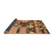 Sideview of Oriental Brown Industrial Rug, urb1181brn