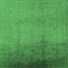 Square Oriental Emerald Green Traditional Rug, urb1182emgrn