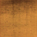 Square Oriental Orange Traditional Rug, urb1182org