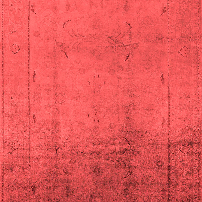 Machine Washable Oriental Red Traditional Rug, wshurb1182red
