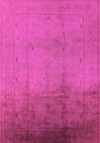 Oriental Pink Traditional Rug, urb1182pnk