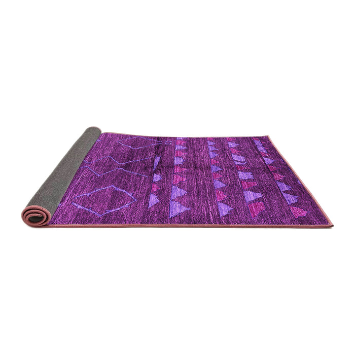 Sideview of Solid Pink Modern Rug, urb1183pnk