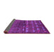 Sideview of Solid Pink Modern Rug, urb1183pnk