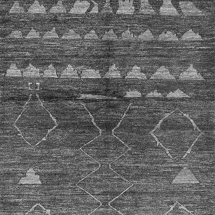 Machine Washable Solid Gray Modern Rug, wshurb1183gry