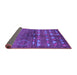 Sideview of Solid Purple Modern Rug, urb1183pur