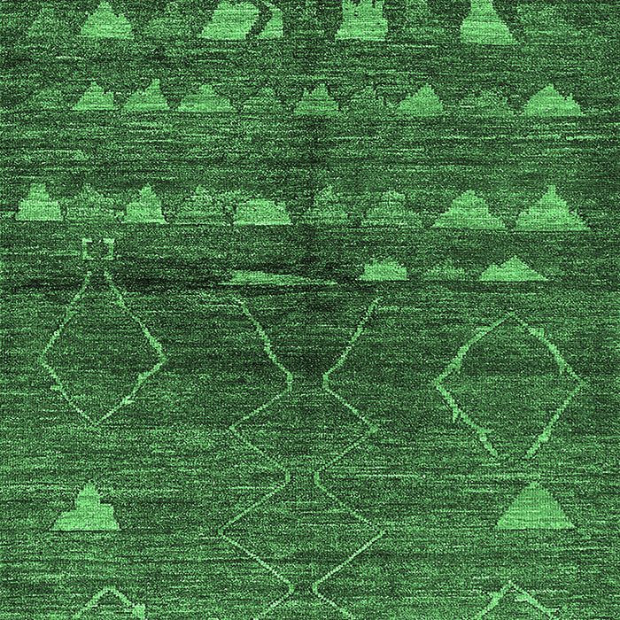 Machine Washable Solid Emerald Green Modern Area Rugs, wshurb1183emgrn