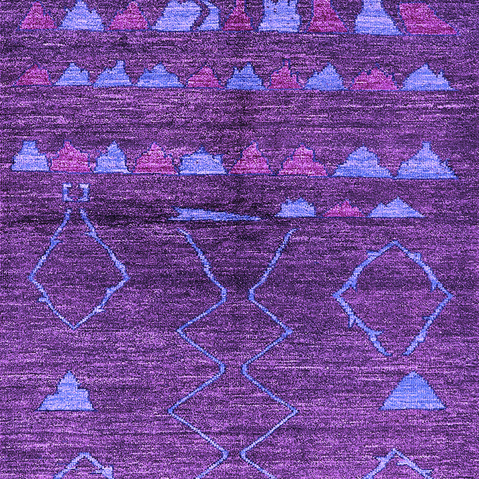 Solid Purple Modern Rug, urb1183pur