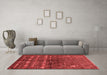 Modern Red Washable Rugs