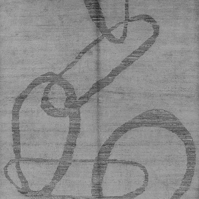 Machine Washable Oriental Gray Industrial Rug, wshurb1184gry