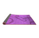 Sideview of Oriental Pink Industrial Rug, urb1184pnk