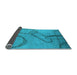 Sideview of Oriental Light Blue Industrial Rug, urb1184lblu