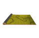 Sideview of Oriental Yellow Industrial Rug, urb1184yw