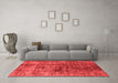 Modern Red Washable Rugs