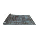 Sideview of Solid Light Blue Modern Rug, urb1185lblu