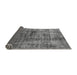 Sideview of Solid Gray Modern Rug, urb1185gry