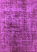 Machine Washable Solid Purple Modern Area Rugs, wshurb1185pur