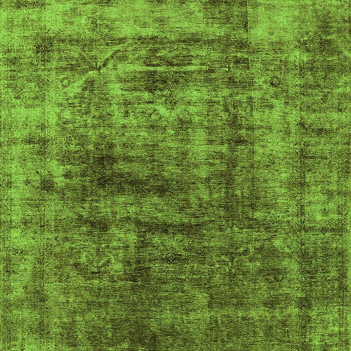 Solid Green Modern Rug, urb1185grn