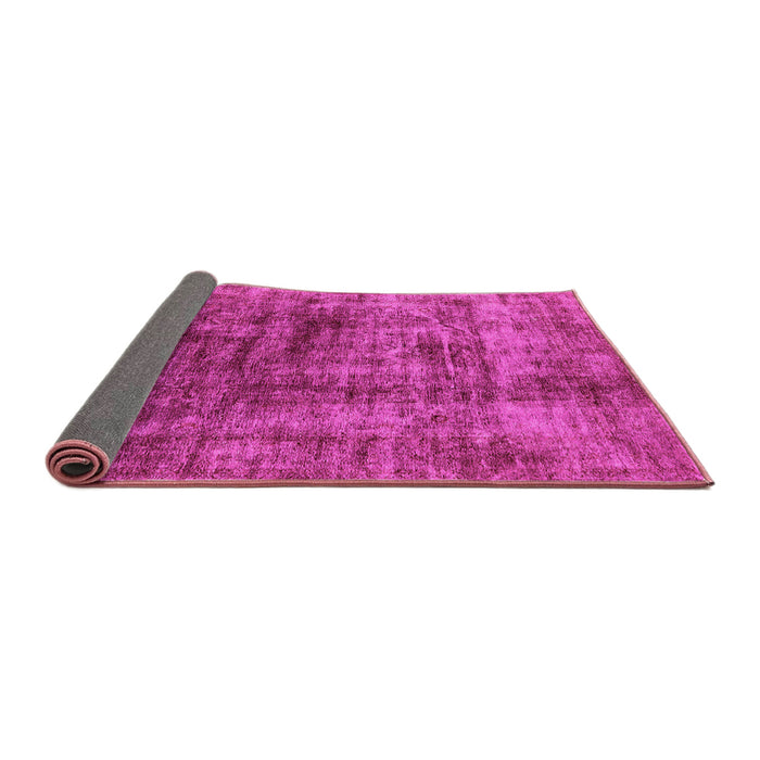 Sideview of Solid Pink Modern Rug, urb1185pnk