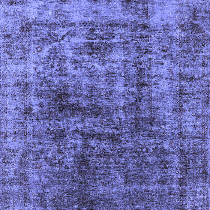 Solid Blue Modern Rug, urb1185blu