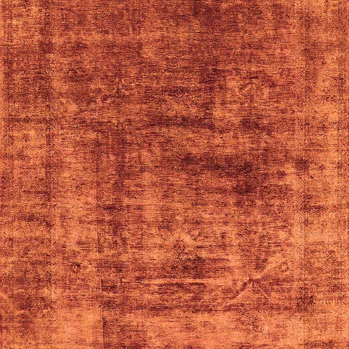 Machine Washable Solid Orange Modern Area Rugs, wshurb1185org