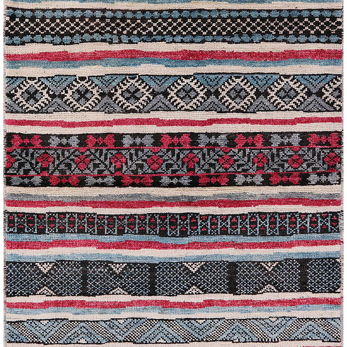 Mid-Century Modern Red Oriental Rug, urb1186