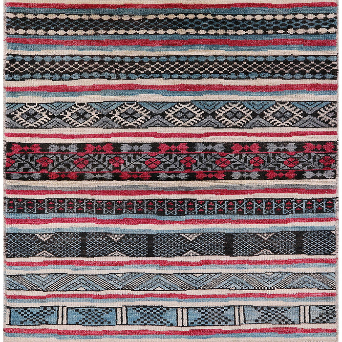 Square Machine Washable Industrial Modern Vermilion Red Rug, wshurb1186