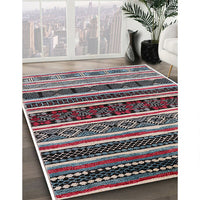 Mid-Century Modern Red Oriental Rug, urb1186