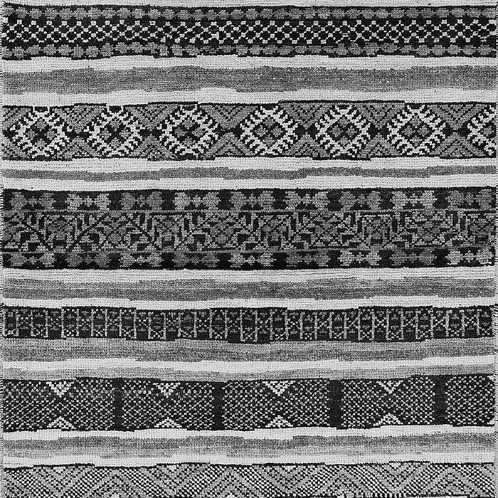 Machine Washable Oriental Gray Industrial Rug, wshurb1186gry