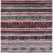 Square Mid-Century Modern Red Oriental Rug, urb1186