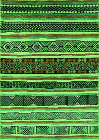 Oriental Green Industrial Rug, urb1186grn