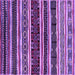 Square Machine Washable Oriental Purple Industrial Area Rugs, wshurb1186pur