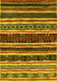 Oriental Yellow Industrial Rug, urb1186yw