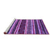 Sideview of Machine Washable Oriental Purple Industrial Area Rugs, wshurb1186pur