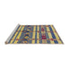 Sideview of Machine Washable Industrial Modern Purple Haze Purple Rug, wshurb1187