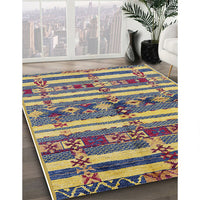 Mid-Century Modern Purple Oriental Rug, urb1187