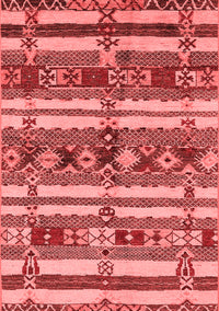 Oriental Red Industrial Rug, urb1187red