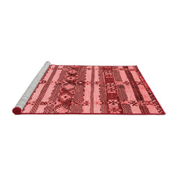 Industrial Red Washable Rugs