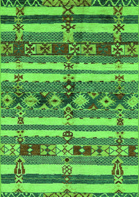 Oriental Green Industrial Rug, urb1187grn