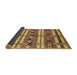 Sideview of Oriental Brown Industrial Rug, urb1187brn