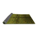 Sideview of Oriental Green Industrial Rug, urb1188grn