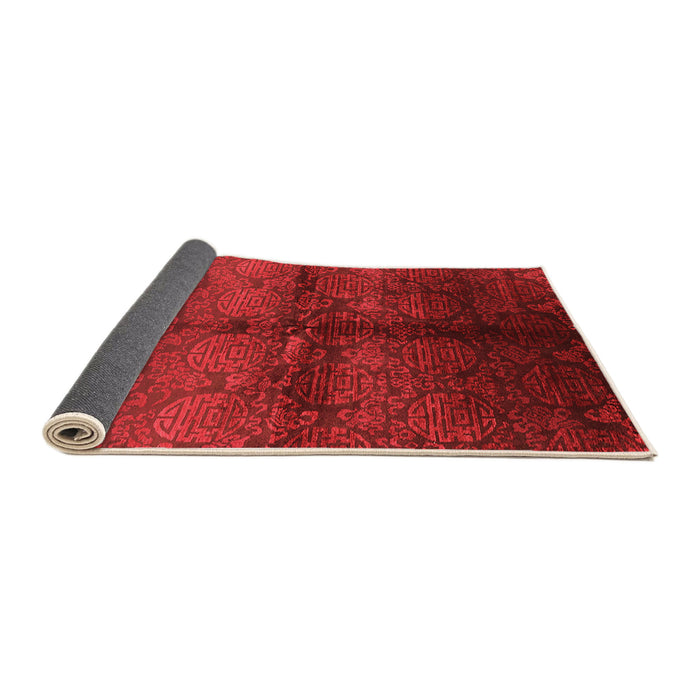 Sideview of Oriental Orange Industrial Rug, urb1188org