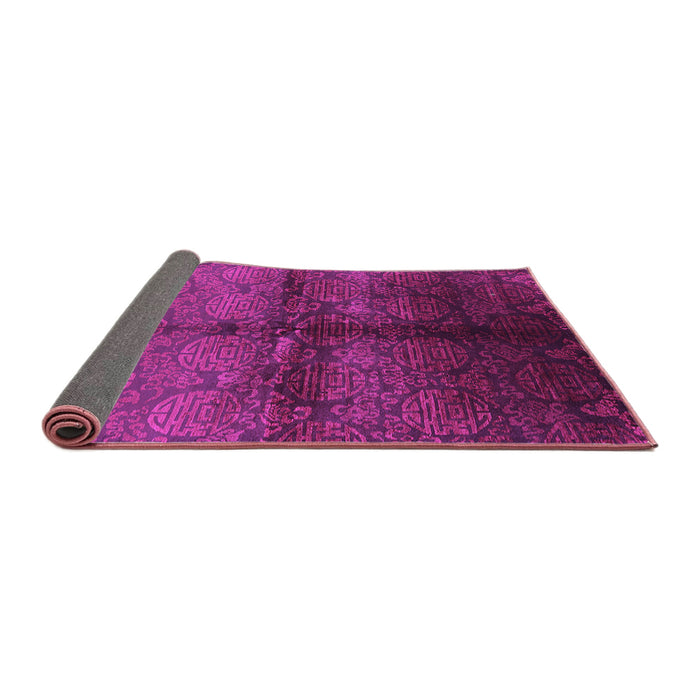 Sideview of Oriental Purple Industrial Rug, urb1188pur