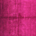 Square Oriental Pink Industrial Rug, urb1189pnk