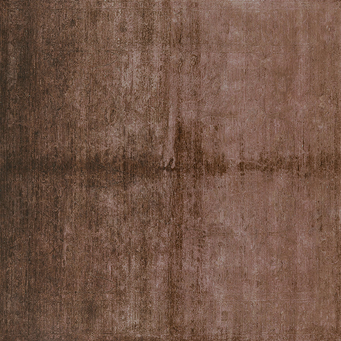Square Oriental Turquoise Industrial Rug, urb1189turq