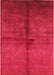 Mid-Century Modern Red Oriental Rug, urb1189