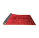 Sideview of Oriental Orange Industrial Rug, urb1189org