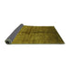 Sideview of Oriental Green Industrial Rug, urb1189grn