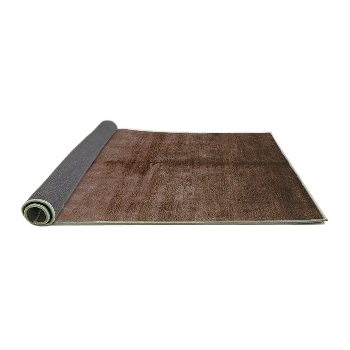 Sideview of Oriental Turquoise Industrial Rug, urb1189turq