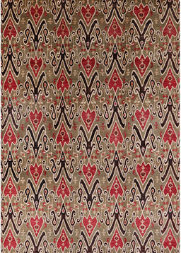 Machine Washable Industrial Modern Light Copper Gold Rug, wshurb1191